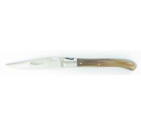 Laguiole Nature - 1 Hand - Blond Horn 14C28 Steel